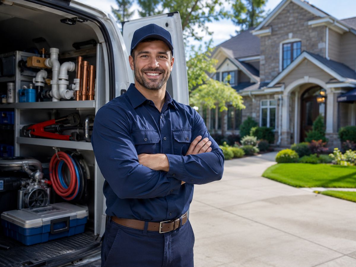 Example of a Surflocal main business marketing page for a local plumbing business.
